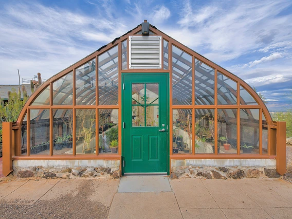 Desert Lab greenhouse on Tumamoc Hill