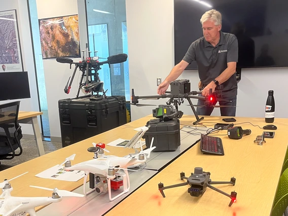 Remote sensing demonstration