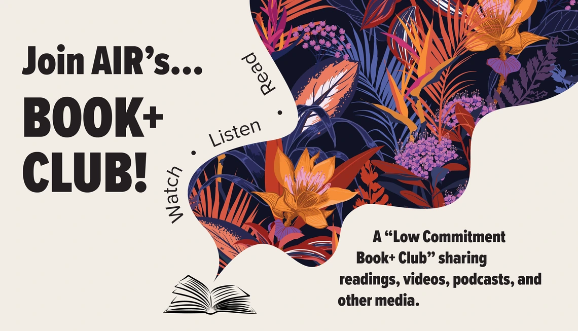 AIR Book+ Club graphic