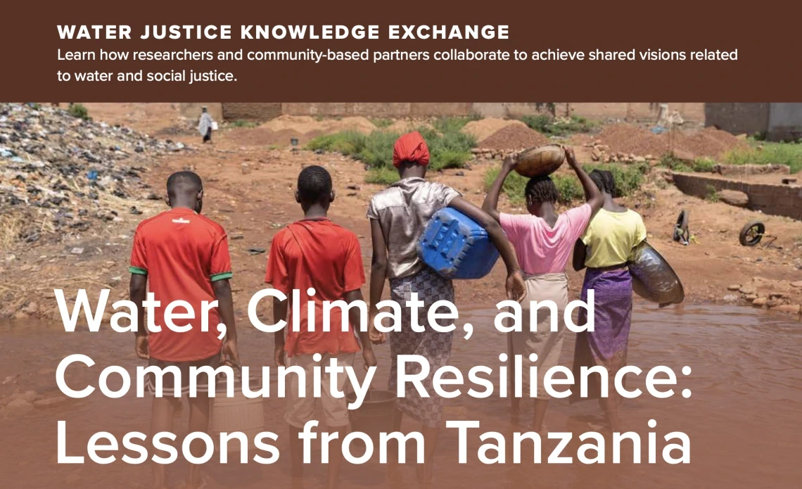 Water Justice Knowledge Exchange Flyer