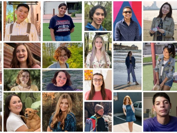 Collage of student headshots