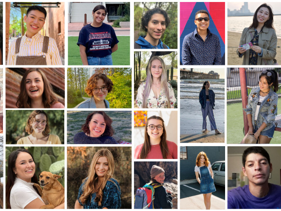 Collage of headshots for the 2022 Earth Grant cohort