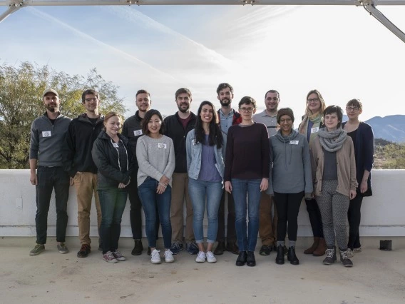 Group photo of students at Biosphere 2