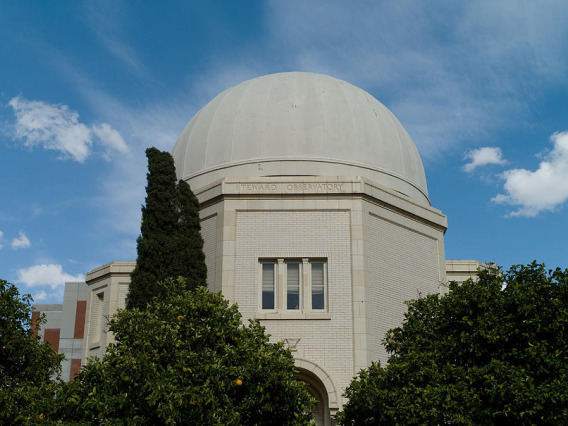 Steward Observatory under blue sky
