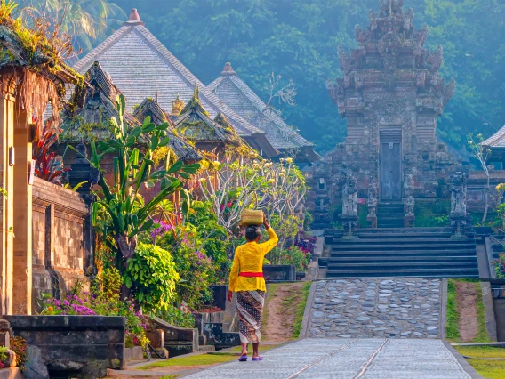 Penglipuran is a traditional oldest bali village at Bangli Regency - Bali, Indonesia