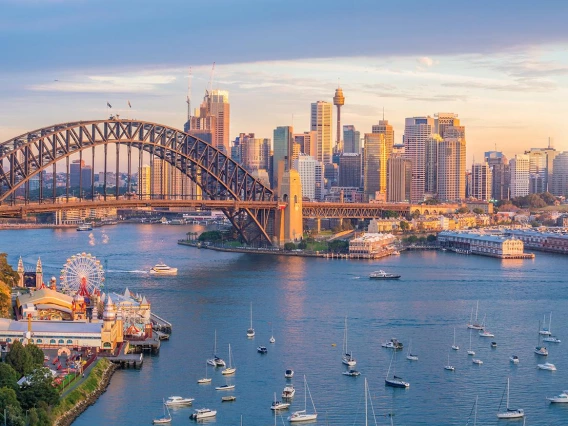 Sydney, Australia bridge and skyline