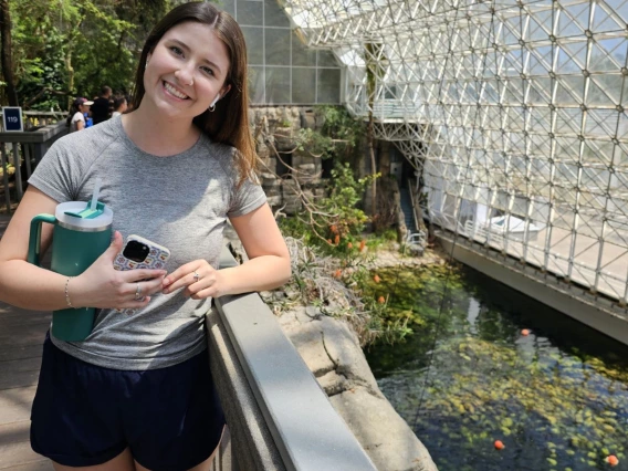 Hope Barton at Biosphere 2