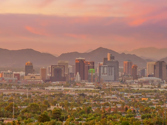 Phoenix skyline