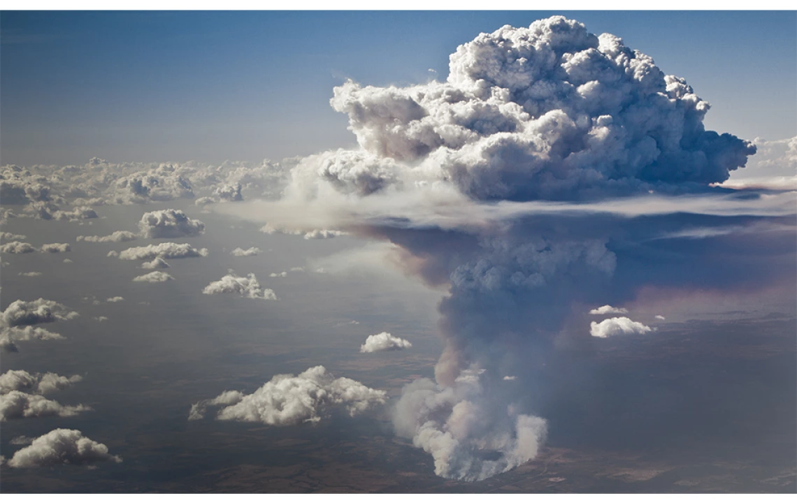 storm clouds in atmosphere