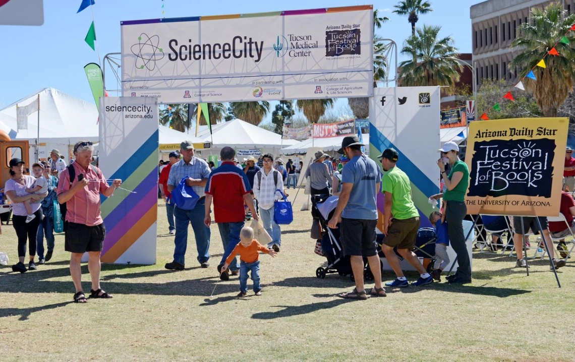 Science City entrance at Tucson Festival of Books