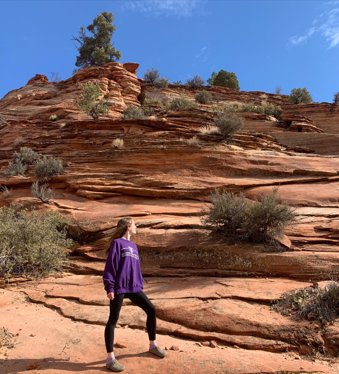 Katie Sweet hiking