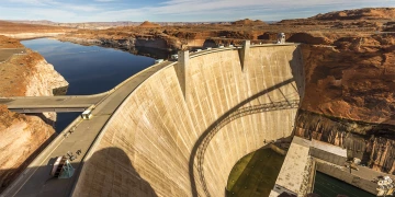 The Hoover dam