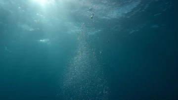 Bubbles under water