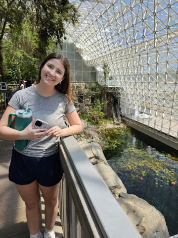 Hope Barton at Biosphere 2