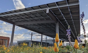 The Green Roof Project atop the Environment and Natural Resources 2